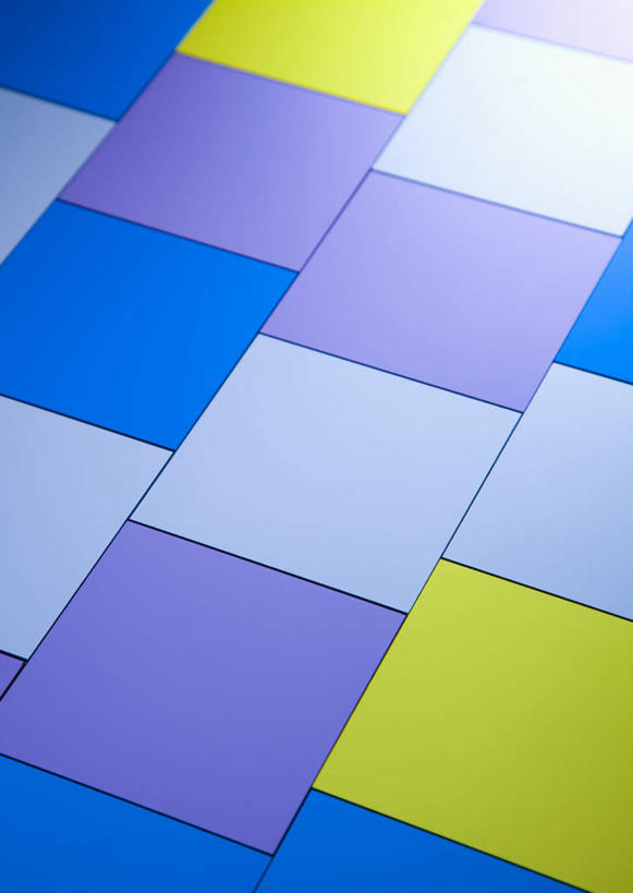 无人,竖图,俯视,室内,特写,白天,建材,建筑,静物,一排,许多,整齐,并列,并排,材料,瓷砖,地砖,图形,正方形,地面,很多,几何,墙砖,排列,黄色,蓝色,紫色,建造,队列,数学,平行,彩图,高角度拍摄,几何图形,平面图形,墙面砖,正四边形