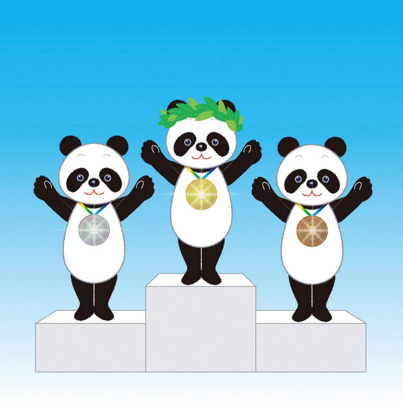 无人,站,举,竖图,插画,室内,白天,正面,运动服,成功,胜利,数码,科技,楼梯,野生动物,熊猫,叶子,三只,盘绕,阴影,蓝色背景,环绕,围绕,网络,阶梯,绿叶,高光,几何,计算机图形,合成,图画,环抱,注视,台阶,画,动物,观察,看,托,站着,嫩叶,橄榄枝,光彩,可爱,活泼,缭绕,观看,电脑合成图,数码合成图,察看,关注,奖牌,金牌,荣誉,大熊猫,漫画,奖品,铜牌,银牌,写实,具体,具象,猫熊,荣耀,光荣,叶,叶片,举起,举手,举着,向上举,向上伸,向上托,站立,彩图,全身,拟人