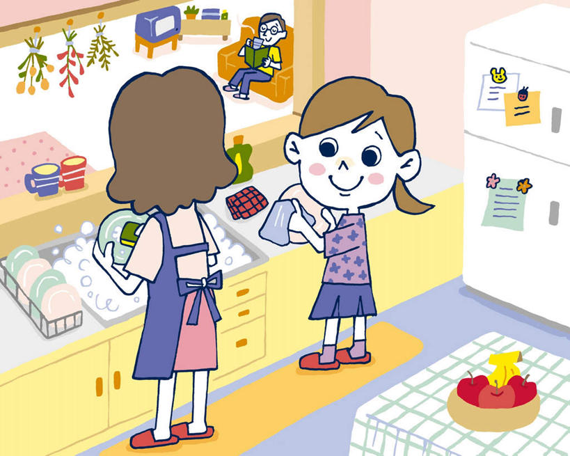 西方人,儿童,背部,无人,三个人,家庭,夫妻,母亲,父亲,女儿,笑,微笑,横图,插画,室内,白天,正面,爱情,纯洁,数码,科技,餐桌,厨房,沙发,桌子,杯子,电视,水果,欧洲,欧洲人,擦,洗,阴影,服装,新鲜,网络,陶瓷,冰箱,生食,食品,果实,陶瓷制品,高光,几何,计算机图形,浪漫,合成,刷,图画,休闲装,抹布,画,食物,小孩,衣服,容器,水杯,水果盆,碗,休闲,温暖,温馨,父女,母女,三口之家,一家人,休闲服,恩爱,父爱,可爱,母爱,童年,童趣,恋人,服饰,有机食品,绿色食品,餐台,储藏,电脑合成图,数码合成图,和睦,储存,漫画,布艺沙发,童真,烂漫,无邪,写实,具体,具象,天真,男人,男性,年轻男性,年轻女性,女孩,女人,女性,白种人,孩子,年轻人,夫妇,情侣,茶杯,电视机,彩图,全身,灶间,伴侣,融洽,贮存,女生