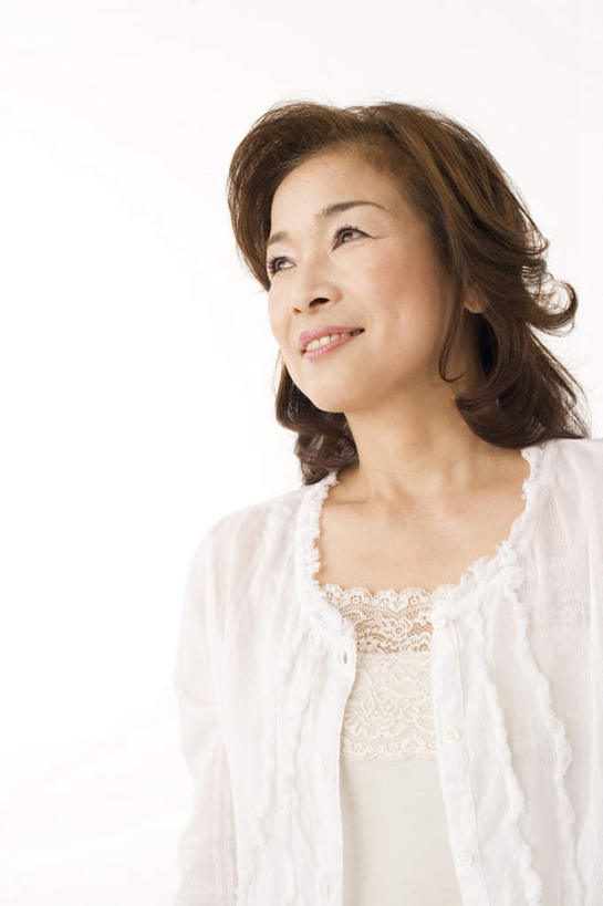 东方人,一个人,站,笑,微笑,露齿笑,竖图,室内,白天,白色背景,仰视,亚洲,仅一个女性,仅一个人,服装,注视,休闲装,黄种人,衣服,黑色,观察,看,站着,仅一个中年女性,休闲,休闲服,摄影,服饰,影棚,观看,察看,关注,女人,女性,中年女性,亚洲人,长发,站立,半身,彩图,低角度拍摄,影棚拍摄,拍摄