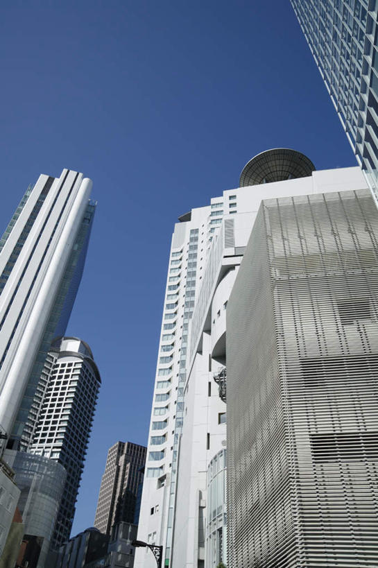 无人,高楼大厦,竖图,室外,白天,仰视,度假,美景,植物,城市风光,城市,大厦,建筑,摩天大楼,日本,亚洲,景观,娱乐,建设,树,树木,蓝色,绿色,蓝天,天空,自然,天,享受,休闲,景色,放松,大阪,生长,晴朗,成长,东亚,本州,万里无云,大阪府,本州岛,日本国,近畿地方,近畿,晴空,晴空万里,彩图,低角度拍摄,大楼,高层建筑,高楼,摩天楼