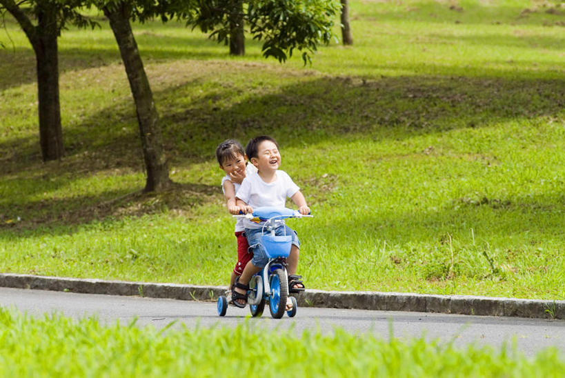 东方人,儿童,两个人,伙伴,朋友,坐,笑,微笑,露齿笑,横图,室外,白天,正面,旅游,度假,游戏,友谊,纯洁,草地,草坪,树林,植物,道路,路,自行车,亚洲,握,阴影,光线,影子,小路,交通,玩,注视,黄种人,娱乐,车,脚踏车,草,树,树木,小孩,绿色,阳光,自然,交通工具,观察,看,张嘴,享受,休闲,放松,可爱,童年,童趣,握着,乡间小路,生长,成长,观看,活动,察看,发泄,关注,消遣,智力,载具,张大嘴巴,童真,烂漫,无邪,宣泄,天真,友情,男孩,男人,男性,女孩,女人,女性,亚洲人,张开嘴,玩耍,嬉戏,坐着,彩图,全身,男生,女生