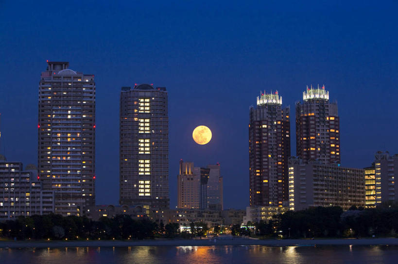 无人,高楼大厦,横图,全景,彩色,室外,夜晚,正面,度假,办公楼,海浪,海洋,美景,天际线,植物,城市风光,标志建筑,城市,大厦,地标,建筑,摩天大楼,霓虹灯,写字楼,东京,日本,亚洲,景观,浪花,月亮,满月,灯光,七彩,月光,娱乐,光源,建设,霓虹,灯,树,树木,蓝色,绿色,蓝天,天空,自然,海水,楼宇,天,享受,休闲,商务楼,景色,放松,生长,成长,明亮,照明设备,海景,东亚,本州,关东地方,本州岛,日本国,东京都,氖灯,皎洁,大海,风浪,海,海水的波动,近岸浪,涌浪,彩图,大楼,高层建筑,高楼,摩天楼,一轮