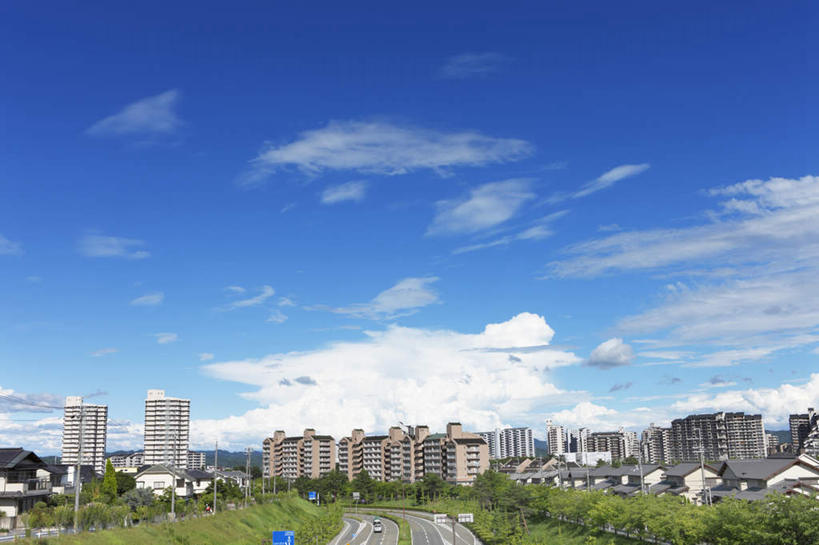 无人,高楼大厦,横图,室外,白天,正面,度假,草地,草坪,美景,植物,城市风光,城市,大桥,大厦,道路,建筑,立交桥,路,摩天大楼,桥梁,公路,日本,亚洲,阴影,光线,影子,景观,云,云朵,高架,斜拉桥,桥,交通,云彩,娱乐,草,树,树木,蓝色,绿色,白云,蓝天,天空,阳光,自然,天,享受,休闲,景色,放松,生长,成长,东亚,本州,本州岛,日本国,近畿地方,近畿,兵库,兵库县,马路,彩图,大楼,高层建筑,高楼,摩天楼