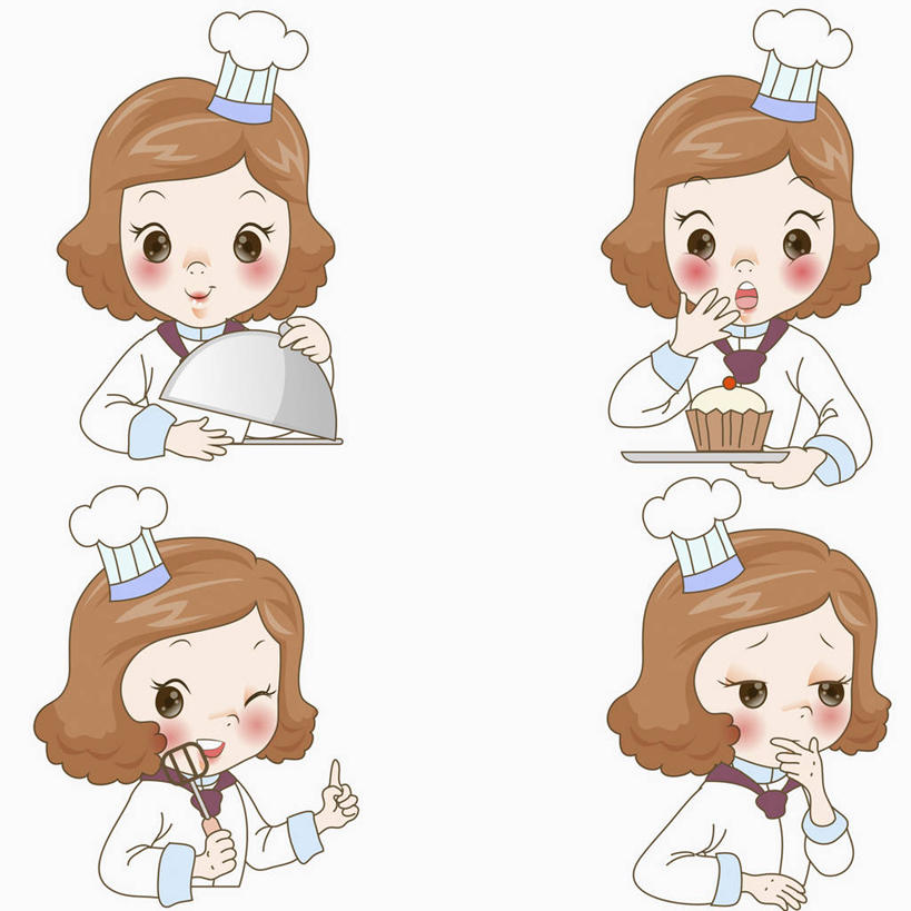 点心,东方人,四个人,方图,插画,室内,白天,白色背景,正面,工作服,制服,烹饪,下午茶,数码,科技,厨具,帽子,金属制品,亚洲,握,指,阴影,服装,网络,金属,锅子,食品,高光,几何,计算机图形,拿,合成,锅铲,图画,拿着,注视,黄种人,方向,锅,画,食物,糕点,衣服,观察,看,手势,握着,服饰,锅具,观看,纸托,电脑合成图,数码合成图,察看,指向,衣着,食指,合成图,穿着,关注,厨师帽,漫画,烹饪用具,写实,具体,具象,工作制服,衣饰,纸杯蛋糕,纸托蛋糕,蛋糕托,蛋糕托纸,蛋糕纸托,年轻女性,女人,女性,亚洲人,烹调用具,烹调,半身,彩图,工作套服,蛋糕