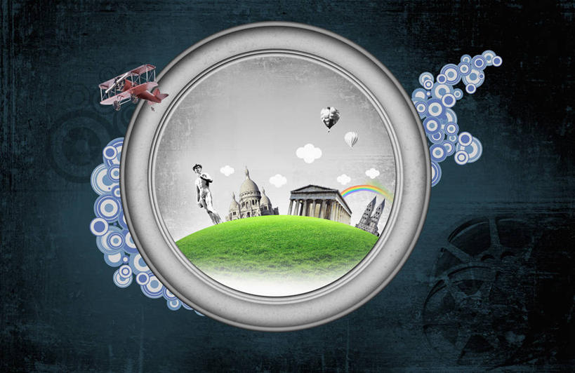 无人,横图,插画,室内,白天,正面,数码,科技,彩虹,草地,草坪,植物,雕塑,法国,巴黎,欧洲,阴影,艺术,装饰,飞行,网络,雕刻,雕像,云,云朵,交通,高光,几何,计算机图形,合成,云彩,图画,航空,画,草,绿色,白云,热气球,工艺品,交通工具,运输,纪念,美术,电脑合成图,数码合成图,合成图,西欧,法兰西,载具,主题,漫画,陈列,法兰西共和国,蒙马特,圣心教堂,圣心堂,写实,具体,具象,功能,美学,法兰西第五共和国,电影胶片,电影胶片盘,胶片盘,蒙马特区,虹,虹桥,七彩虹,天虹,彩图,蒙马特高地