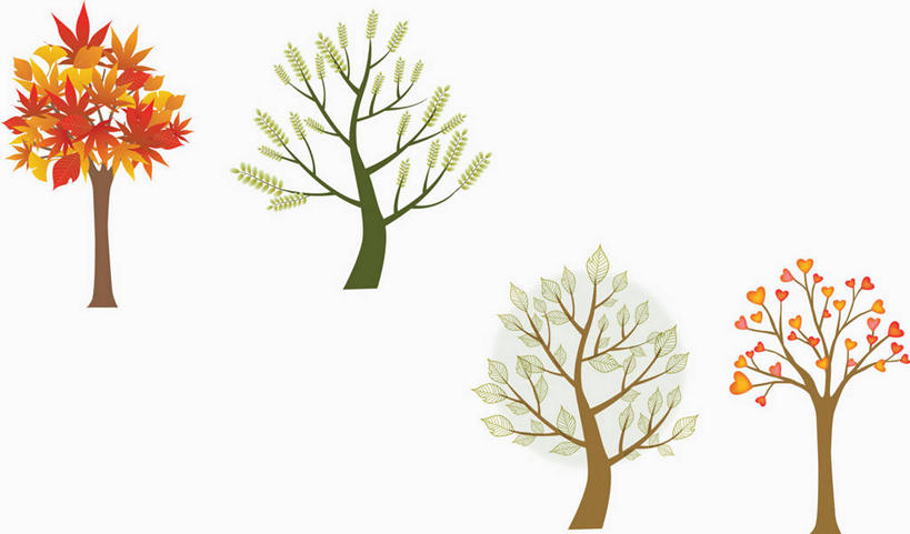 无人,横图,插画,室内,白天,白色背景,正面,数码,科技,秋季,植物,枫树,叶子,阴影,网络,枫叶,枯叶,落叶,四棵,高光,几何,计算机图形,合成,图画,画,树,树木,黄色,红色,绿色,自然,生长,成长,枫树叶,电脑合成图,数码合成图,合成图,漫画,写实,具体,具象,槭树,叶,叶片,秋,秋天,彩图