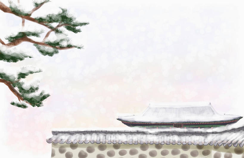 无人,宫殿,横图,插画,室内,白天,正面,数码,科技,雪,植物,大雪,建筑,阴影,网络,瓦片,屋顶,积雪,雪景,冬季,冬天,枝条,高光,几何,计算机图形,合成,顶棚,图画,瓦,画,树,树木,树枝,绿色,自然,寒冷,建造,生长,成长,电脑合成图,数码合成图,宫廷,合成图,漫画,屋瓦,写实,具体,具象,严寒,王宫,虬枝,枝杈,彩图,皇宫