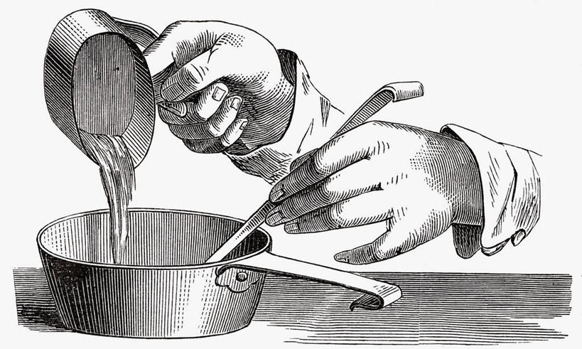 点心,西方人,手,一个人,无人,横图,黑白,插画,室内,特写,白天,白色背景,正面,烹饪,下午茶,数码,科技,厨具,金属制品,欧洲,欧洲人,双手,仅一个男性,仅一个人,握,阴影,网络,金属,锅子,勺子,食品,甜点,甜品,高光,几何,计算机图形,拿,合成,图画,拿着,锅,画,食物,糕点,仅一个年轻男性,三个,调羹,汤匙,甜食,手部,握着,锅具,电脑合成图,数码合成图,合成图,漫画,烹饪用具,写实,具体,具象,男人,男性,年轻男性,白种人,烹调用具,烹调,半身