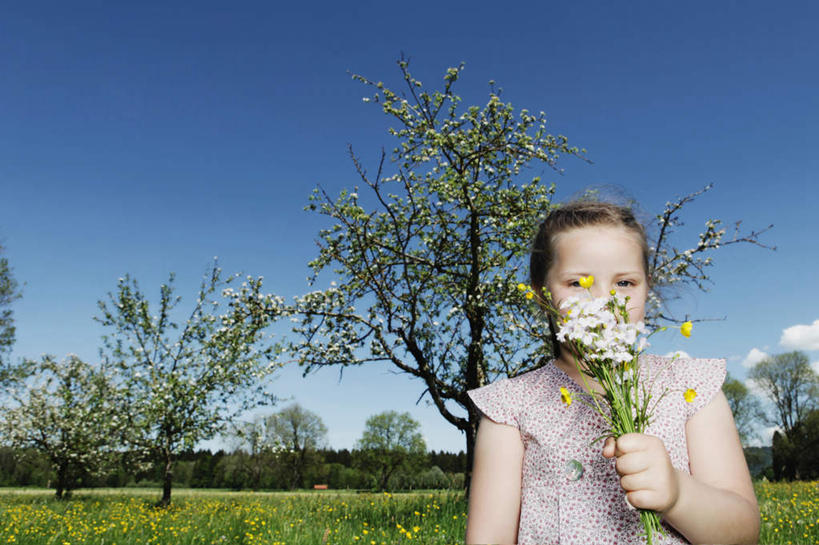 西方人,儿童,一个人,站,横图,室外,白天,正面,纯洁,草地,草坪,植物,欧洲,欧洲人,仅一个女性,仅一个人,握,阴影,服装,盛开,光线,影子,拿,花蕾,拿着,注视,休闲装,草,花,花瓣,花朵,鲜花,树,树木,小孩,衣服,蓝色,绿色,蓝天,天空,阳光,自然,天,花苞,花蕊,观察,看,站着,仅一个小孩,休闲,休闲服,可爱,童年,童趣,握着,服饰,生长,晴朗,成长,观看,察看,关注,童真,烂漫,无邪,万里无云,天真,女孩,女人,女性,白种人,孩子,晴空,晴空万里,站立,半身,彩图,女生