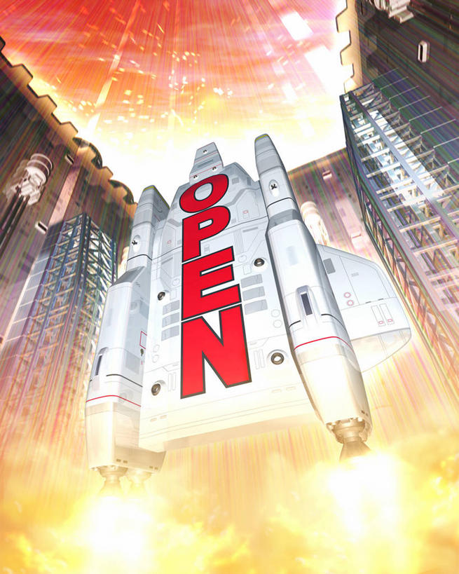 无人,竖图,插画,室内,白天,仰视,探险,神秘,数码,宇宙,科技,阴影,飞船,科学,太空,网络,英文,标志,文字,字符,字母,交通,高光,几何,计算机图形,合成,图画,航空,标识,架子,画,一个,黄色,红色,灰色,自然,四个,橙色,探索,运输,单个,英文字母,发现,支撑,固定,电脑合成图,数码合成图,天体,合成图,载具,宇宙飞船,漫画,天文学,外太空,写实,具体,具象,航天器,彩图,低角度拍摄