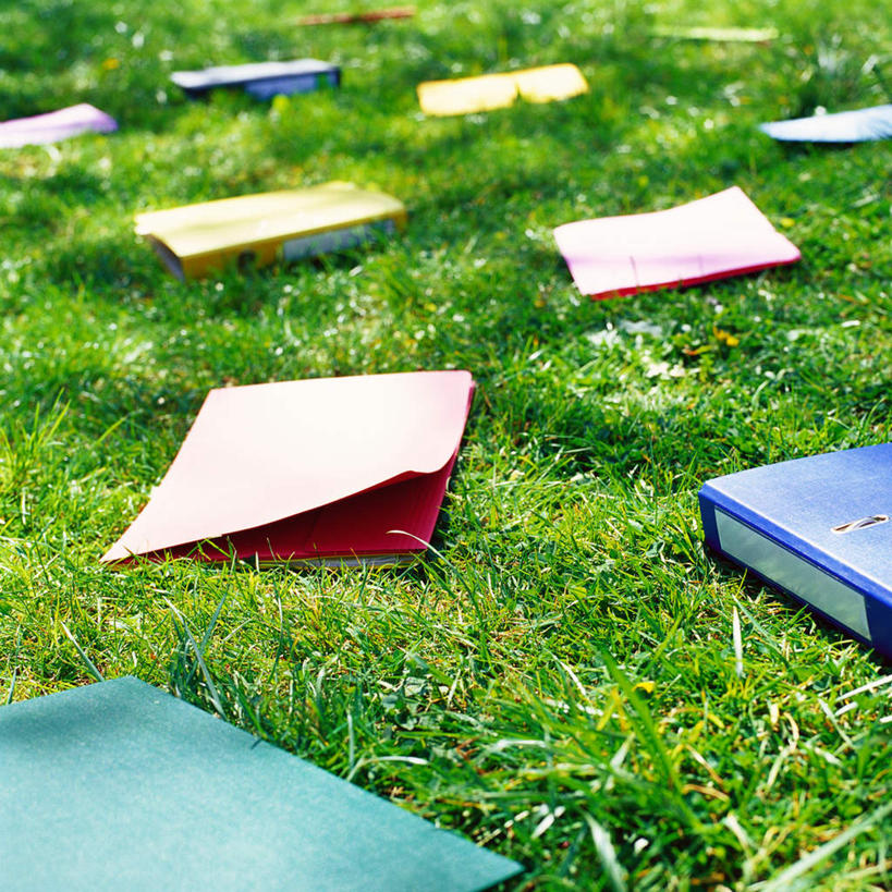 无人,方图,俯视,室外,特写,白天,草地,草坪,植物,静物,一堆,许多,阴影,堆叠,堆积,散落,光线,材料,档案,文件,影子,记事本,草,绿色,阳光,本子,笔记本,资料,堆,文档,彩图,高角度拍摄