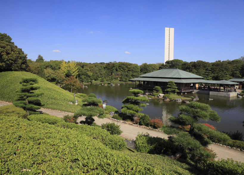 无人,横图,室外,白天,正面,旅游,度假,草地,草坪,湖,湖泊,美景,树林,水,植物,日本,亚洲,阴影,光线,影子,房屋,屋子,湖面,景观,水流,水面,娱乐,草,树,树木,蓝色,绿色,蓝天,天空,阳光,自然,湖水,天,享受,休闲,景色,放松,大阪,生长,成长,自然风光,东亚,本州,大阪府,本州岛,日本国,近畿地方,近畿,彩图,房子