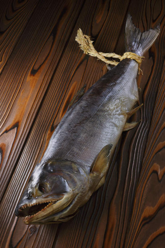 无人,餐厅,竖图,俯视,室内,特写,白天,烹饪,餐桌,桌子,一条,鱼,鱼干,日本料理,料理,食品,菜肴,美食,食物,绳子,日式料理,日式,佳肴,餐台,捆绑,彩图,高角度拍摄,餐馆,饭店,饭馆