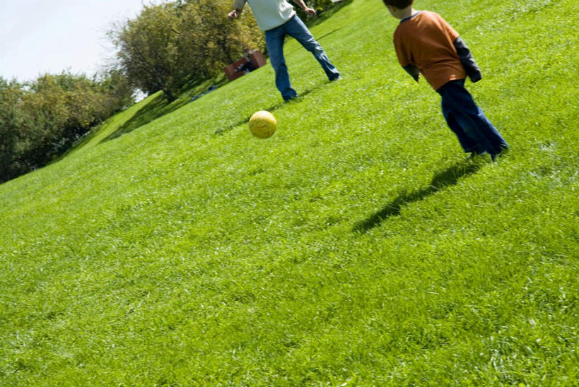 西方人,儿童,中年人,两个人,家庭,父亲,儿子,横图,室外,白天,正面,锻炼,旅游,度假,纯洁,运动,足球,草地,草坪,植物,欧洲,欧洲人,踢,阴影,服装,光线,影子,云,云朵,足球装备,云彩,娱乐,运动器械,草,树,树木,小孩,衣服,绿色,白云,蓝天,天空,阳光,自然,天,享受,休闲,温暖,温馨,父子,一家人,健身器械,放松,父爱,可爱,童年,童趣,服饰,生长,成长,和睦,衣着,穿着,室外运动,健身器材,户外运动,童真,烂漫,无邪,蹴鞠,衣饰,天真,足球运动,男孩,男人,男性,中年男性,白种人,孩子,半身,彩图,健身,融洽,运动器材,男生