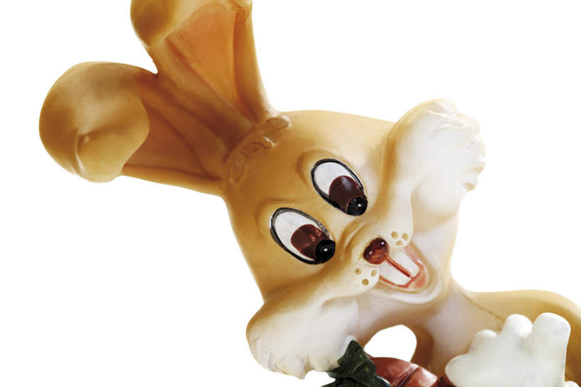 无人,横图,室内,特写,白天,白色背景,正面,桌面,桌子,哺乳动物,静物,雕塑,复活节,节日,庆祝,艺术,装饰,兔子,雕刻,雕像,文化,动物,工艺品,庆典,摄影,影棚,纪念,兔,美术,主题,陈列,功能,美学,彩图,影棚拍摄,拍摄