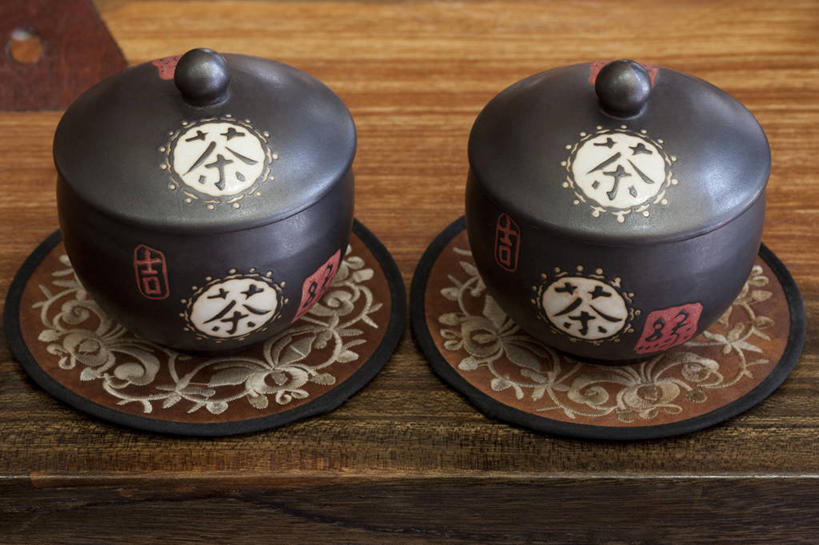 无人,横图,室内,特写,桌子,静物,北京,中国,亚洲,装饰,席子,陶瓷制品,古典,传统,两个,容器,工艺品,茶馆,陶器,摄影,中国茶,中国文化,古典风格,东亚,东亚文化,彩图,传统文化,茶叶盒