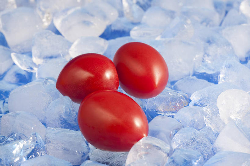 无人,横图,彩色,特写,留白,静物,水果,中国,亚洲,冰块,食品,饮食,红色,素食,冷,摄影,有机食品,生活方式,五颜六色,色彩斑斓,维生素,简单,清新,横截面,五彩缤纷,东亚,健康食物,纯净,五彩斑斓,五光十色,樱桃番茄,彩图,影棚拍摄,膳食纤维