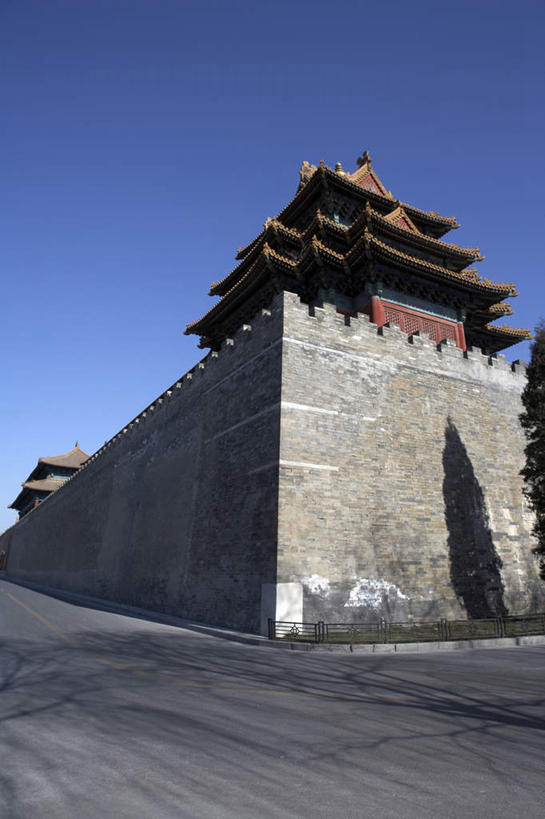 无人,竖图,正面,仰视,建筑,北京,中国,大门,墙,传统,地标建筑,摄影,中国文化,东亚,东亚文化,彩图,低角度拍摄