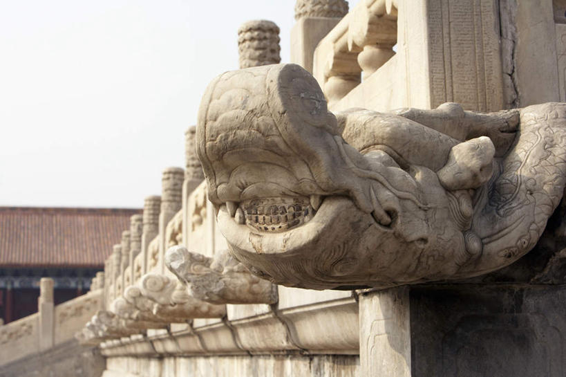 无人,故宫,横图,室外,正面,仰视,建筑,北京,中国,太庙,摄影,中国文化,东亚,彩图,低角度拍摄