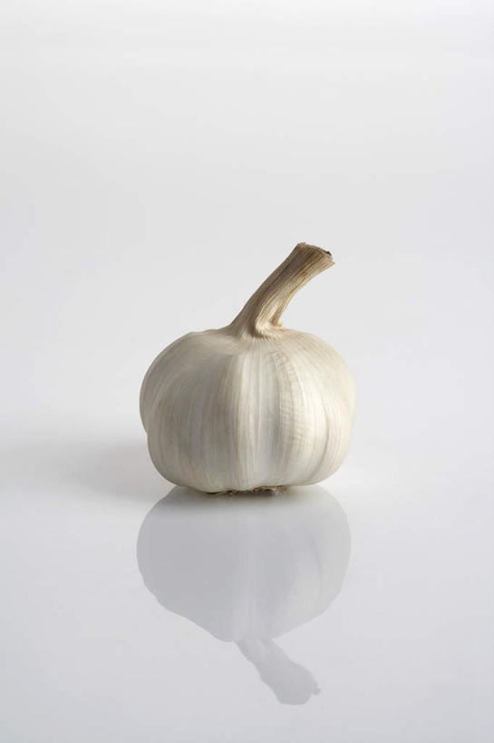 竖图,留白,白色背景,反射,调料,生食,食品,调味品,饮食,一个,白色,摄影,单个,简单,清新,健康食物,丁香,大蒜,彩图,影棚拍摄,成分