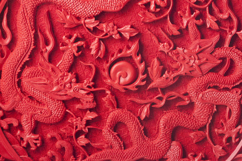 无人,横图,特写,北京,中国,亚洲,神话,艺术,龙,历史,古代,一个,红色,摄影,单个,中国文化,东亚,漆雕,古代文明,彩图,影棚拍摄,浅浮雕,传统文化,过去