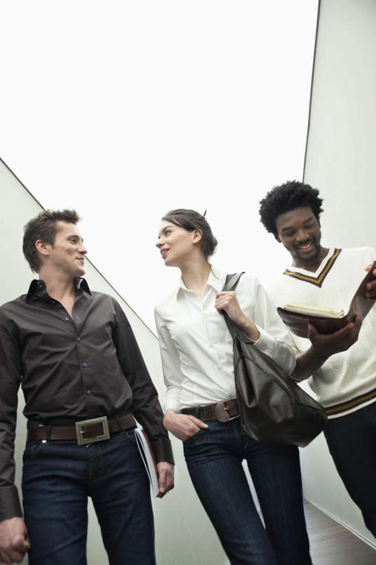 西方人,三个人,同事,商务人士,商务男性,商务女性,站,竖图,室内,白天,仰视,衬衫,成功,合作,团队,集体,信心,欧洲,非洲,黑人,欧洲人,一排,套装,服装,整齐,包,皮包,墙,走道,走廊,过道,注视,休闲装,队伍,墙壁,墙面,排列,衣服,观察,看,站着,休闲,休闲服,服饰,观看,单肩包,察看,领导,成就,队列,关注,商务装,手插袋,单手插袋,合伙,领袖,工薪阶层,单手抄兜,单手放兜,男人,男性,年轻男性,年轻女性,女人,女性,中年男性,白种人,非洲人,白领,上班族,插兜,手插兜,手放口袋,站立,半身,彩图,低角度拍摄,衬衣,手抄兜