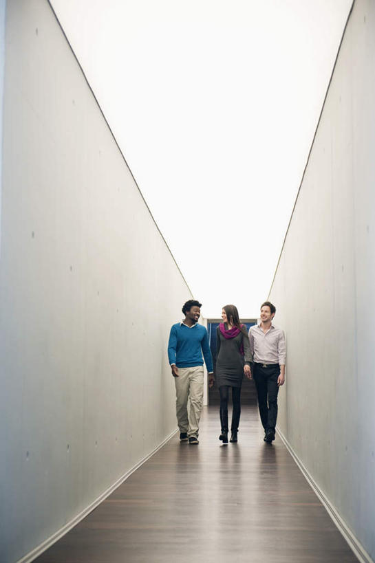 西方人,三个人,同事,商务人士,商务男性,商务女性,办公室,走,竖图,室内,白天,正面,衬衫,成功,合作,团队,集体,信心,欧洲,欧洲人,一排,套装,整齐,墙,走道,走廊,过道,注视,队伍,墙壁,墙面,排列,观察,看,观看,察看,领导,成就,队列,关注,商务装,合伙,领袖,工薪阶层,男人,男性,年轻男性,年轻女性,女人,女性,白种人,白领,上班族,步行,散步,走路,彩图,全身,衬衣