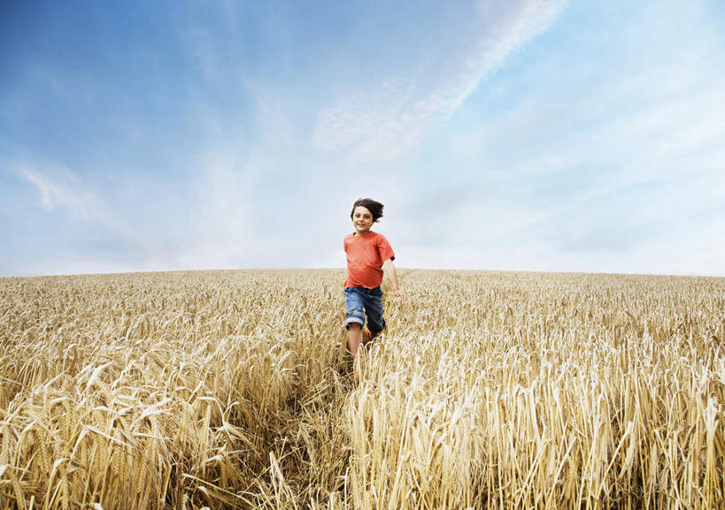 西方人,儿童,一个人,农田,跑,横图,室外,白天,仰视,锻炼,纯洁,运动,农业,庄稼,农作物,小麦,欧洲,欧洲人,仅一个男性,仅一个人,阴影,服装,丰收,光线,影子,稻田,地平线,云,云朵,辽阔,谷物,地面,云彩,注视,休闲装,小孩,衣服,蓝色,白云,蓝天,天空,阳光,天,观察,看,仅一个小孩,休闲,广阔,休闲服,可爱,童年,童趣,服饰,麦子,收获,晴朗,观看,一望无际,察看,关注,延伸,童真,烂漫,无邪,天地相交,无边无际,一马平川,体育,天真,男孩,男人,男性,白种人,孩子,晴空,跑步,彩图,低角度拍摄,全身,健身,耕地,庄稼田,男生