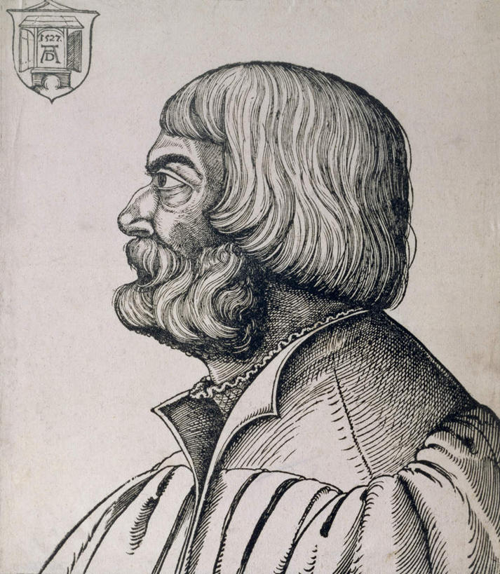 西方人,胡须,一个人,无人,画家,站,竖图,黑白,室内,白天,侧面,绘画,油画,欧洲,欧洲人,仅一个男性,仅一个人,仅一个中年男性,服装,艺术,古典,注视,文化,衣服,工艺品,观察,看,品味,站着,武器,战争,服饰,盾牌,盾,观看,坚硬,美术,察看,高雅,衣着,穿着,关注,矛盾,兵器,防御,美学,衣饰,坚固,阿尔布雷特.丢勒,丢勒,阿尔布雷特,男人,男性,中年男性,白种人,胡子,络腮胡,站立,半身