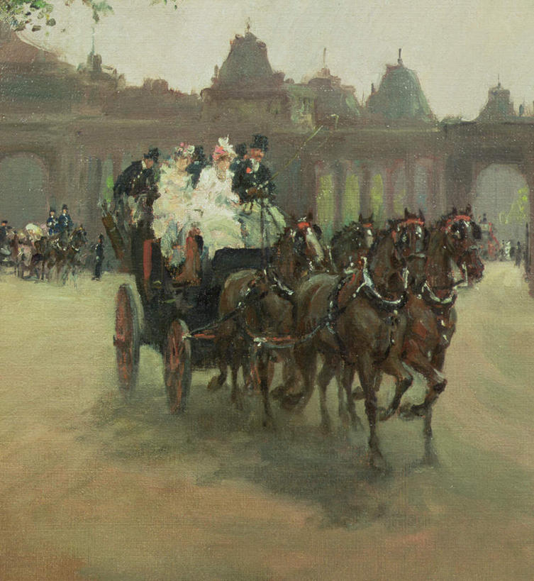 西方人,无人,司机,公园,家,站,坐,走,横图,室内,白天,正面,民族服装,裙子,绘画,草地,草坪,植物,马,野生动物,帽子,油画,英国,欧洲,伦敦,欧洲人,乘客,握,连衣裙,艺术,房屋,屋子,马车,首都,许多人,古典,注视,礼帽,文化,楼房,海德公园,住宅,车,草,树,树木,四匹,绿色,自然,动物,工艺品,交通工具,观察,看,品味,站着,一群人,握着,运输,牲畜,生长,成长,观看,美术,察看,高雅,西欧,关注,载具,大不列颠,威斯敏斯特市,大不列颠及北爱尔兰联合王国,美学,大不列颠联合王国,日不落英帝国,雾都,男人,男性,年轻男性,年轻女性,女人,女性,白种人,步行,站立,走路,坐着,彩图,全身,传统服装,民俗服,房子