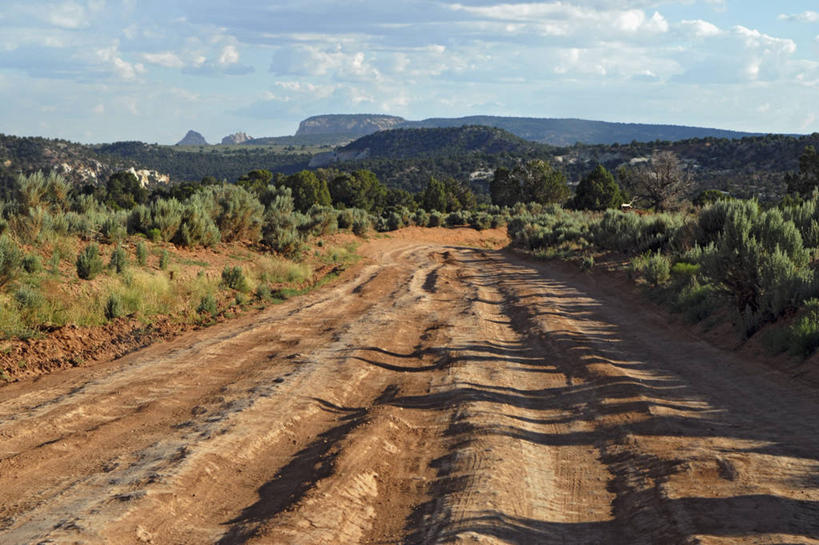 无人,横图,室外,白天,路,美国,地形,摄影,犹他,彩图,旅行,山艾树