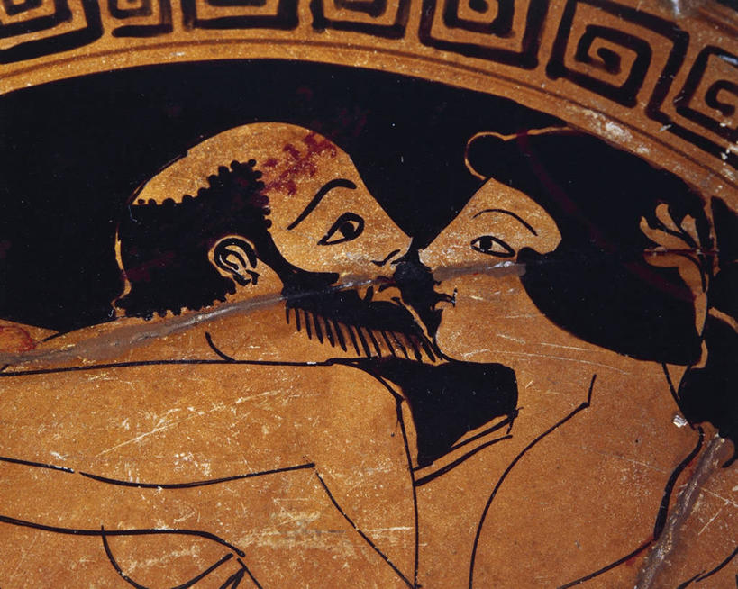 无人,横图,特写,性感,标志,符号,陶瓷制品,标识,古代,碗,陶器,摄影,性别符号,古希腊,古代文明,异性恋,美术工艺,亲吻,彩图,爱,男性符号,伴侣,过去