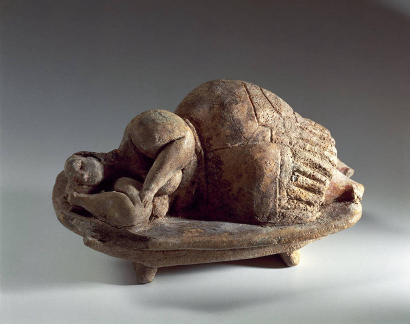 无人,横图,正面,马耳他,蓝色背景,雕像,历史,古代,一个,摄影,单个,侧卧,古代文明,美术工艺,史前时代,睡觉,彩图,影棚拍摄,石器时代,过去