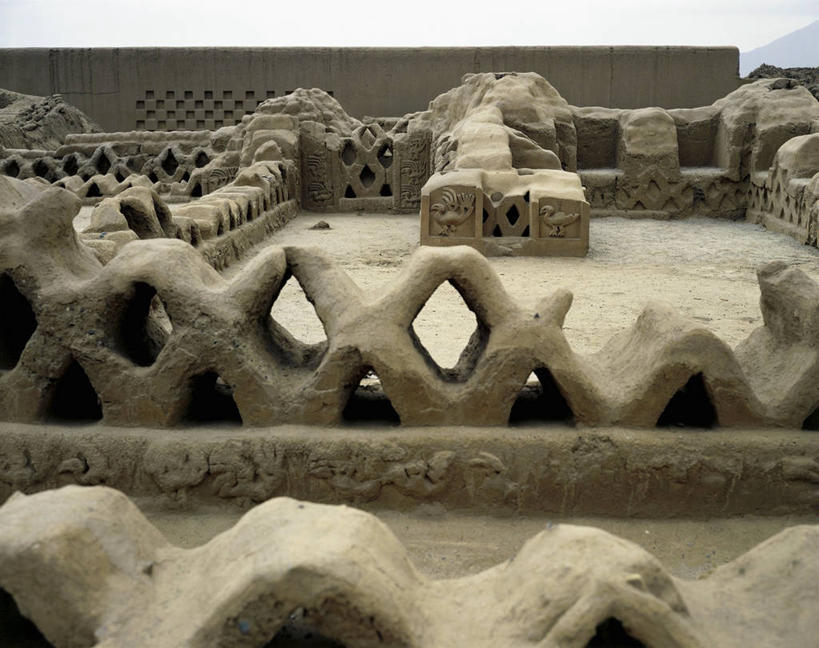 无人,横图,室外,白天,建筑,秘鲁,围墙,废墟,天空,南美,摄影,考古学,祭坛,古代文明,彩图,过去