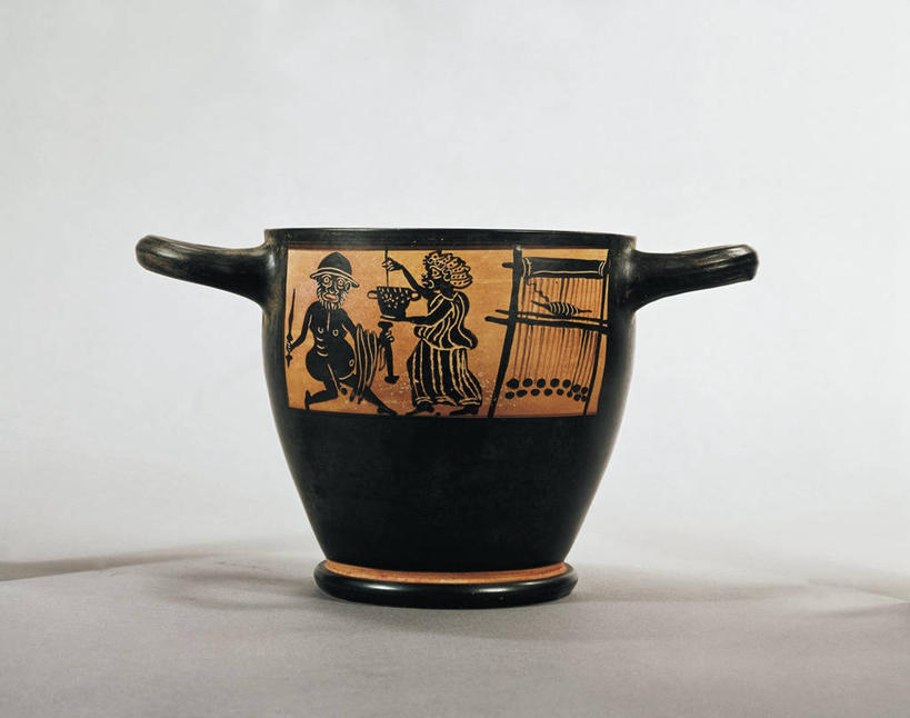 裸体,无人,横图,白色背景,花瓶,睡衣,装饰,标志,符号,陶瓷制品,历史,标识,古代,一个,容器,陶器,摄影,单个,手艺,性别符号,古希腊,古代文明,美术工艺,彩图,影棚拍摄,男性符号,传统文化,过去