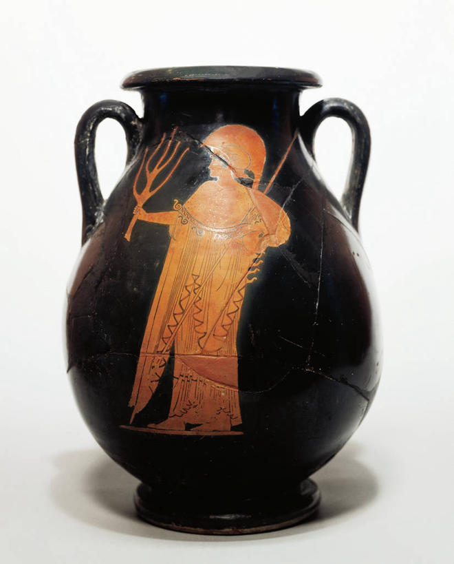 无人,竖图,白色背景,花瓶,神话,陶瓷制品,一个,陶器,摄影,单个,女神,手艺,雅典娜,古希腊,古代文明,美术工艺,彩图,影棚拍摄