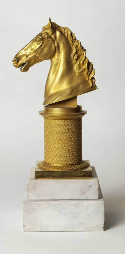 无人,竖图,全景,室内,特写,侧面,马,雕塑,雕像,一个,金色,摄影,单个,部分,底座,青铜,美术工艺,彩图