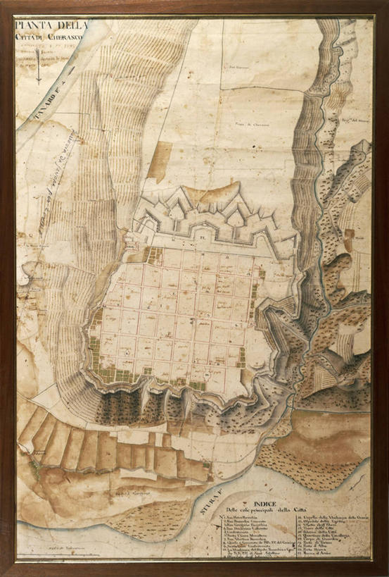 无人,竖图,俯视,航拍,插画,室外,白天,旅游,度假,数码,科技,美景,山,地图,意大利,欧洲,阴影,网络,文字,景观,田地,城镇,高光,几何,计算机图形,古典,合成,图画,历史,娱乐,画,自然,享受,休闲,景色,放松,摄影,指导,英文字母,电脑合成图,数码合成图,合成图,鸟瞰,南欧,自然风光,漫画,地貌,18世纪,意大利共和国,写实,具体,具象,皮埃蒙特大区,皮埃蒙特,美术工艺,彩图,高角度拍摄,旅行,库内奥省,地图学