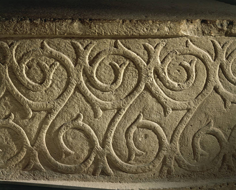 无人,横图,特写,装饰,墙,围墙,摄影,块状,螺线,式样,美术工艺,彩图,影棚拍摄,浅浮雕,石器时代