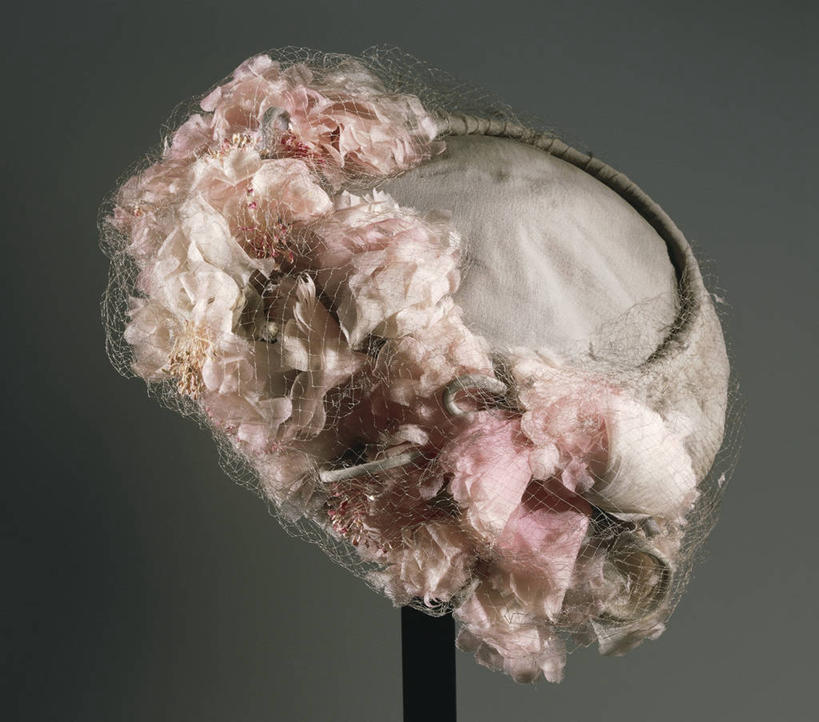 无人,横图,时尚,帽子,纺织品,黑色背景,花,米色,摄影,面纱,高雅,设计,彩图,影棚拍摄