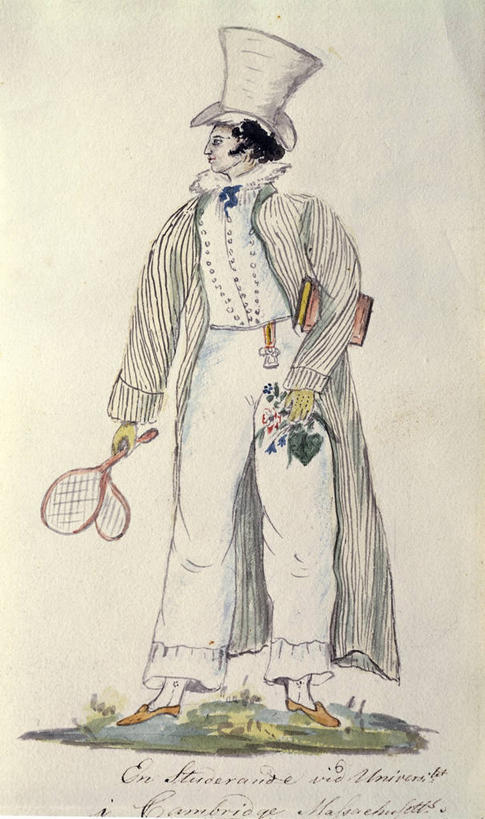 成年人,一个人,学生,站,竖图,插画,室外,白天,正面,侧面,绘画,数码,科技,仅一个男性,阴影,艺术,网络,网球拍,高光,几何,计算机图形,合成,图画,拿着,历史,画,花,摄影,英文字母,颜料,美术,电脑合成图,数码合成图,合成图,漫画,美国文化,写实,具体,具象,美术工艺,哈佛大学,书,彩图