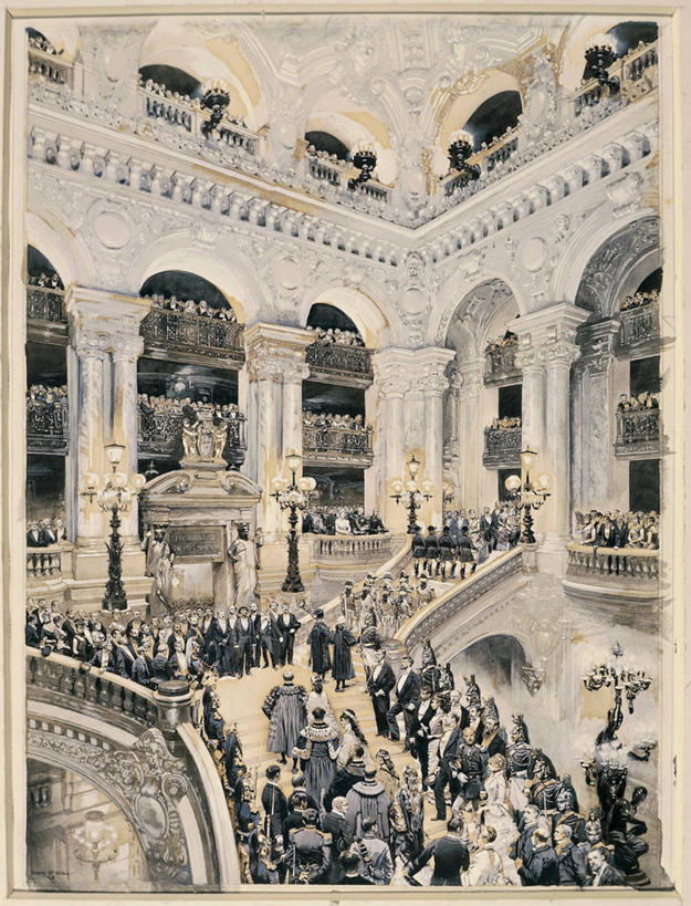 竖图,插画,室内,聚会,数码,科技,楼梯,建筑,剧院,法国,巴黎,阴影,庆祝,网络,聚餐,首都,高光,几何,计算机图形,合成,图画,画,摄影,电脑合成图,数码合成图,合成图,群众,游戏厅,漫画,法国文化,歌剧,拱廊,写实,具体,具象,步行,彩图,上流社会