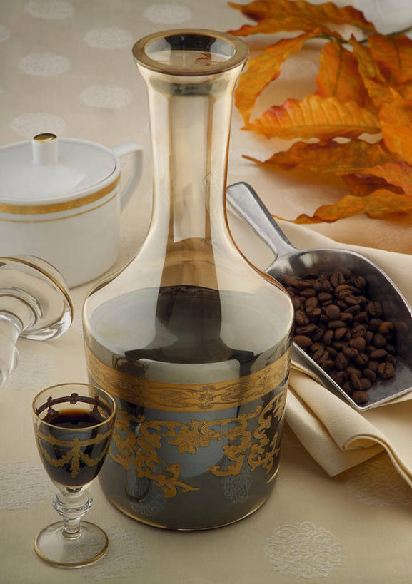 葡萄酒,无人,竖图,室内,特写,静物,叶子,咖啡杯,杯,饮食,酒瓶,饮料,餐巾,瓶子,咖啡豆,摄影,葡萄酒杯,彩图