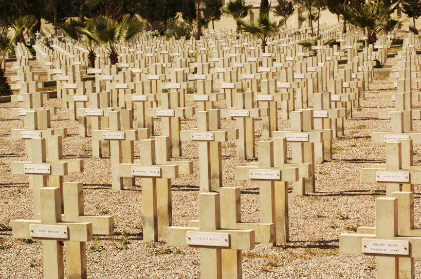 无人,横图,室外,白天,叙利亚,亚洲,一排,整齐,十字架,首都,历史,排列,墓地,摄影,宗教,死亡,中东,基督教,地中海文化,队列,记忆,结束,悲痛,大马士革,墓穴,彩图,帝国,过去