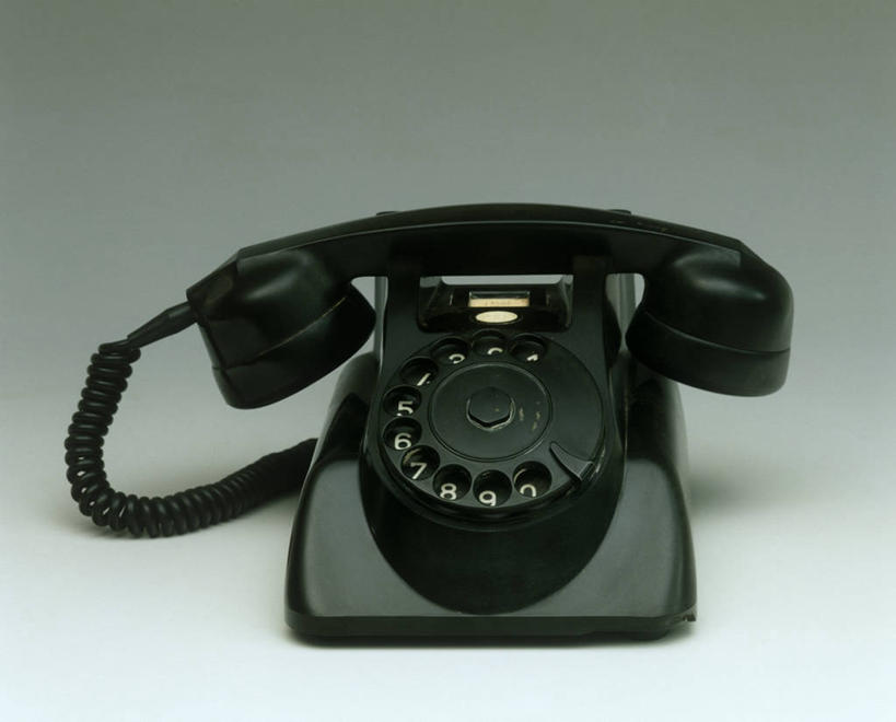 无人,打电话,横图,室内,通讯,技术,灰色背景,古典,历史,一个,黑色,灰色,摄影,单个,古董,电话机,彩图,影棚拍摄