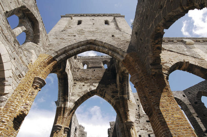 无人,横图,室外,白天,仰视,建筑,拱门,历史,废墟,地标建筑,摄影,将军,哥特式风格,百慕大,圣乔治,大西洋群岛,彩图,低角度拍摄,旅行,大教堂