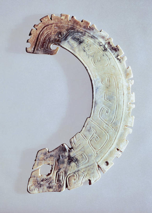 无人,竖图,俯视,特写,灰色背景,历史,古代,一个,灰色,摄影,单个,玉器,古代文明,式样,项坠,美术工艺,彩图,高角度拍摄,影棚拍摄,过去