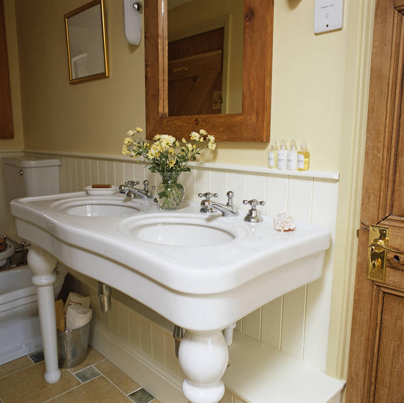 无人,横图,方图,室内,白天,镜子,浴室,装饰,水槽,英格兰,米色,摄影,彩图