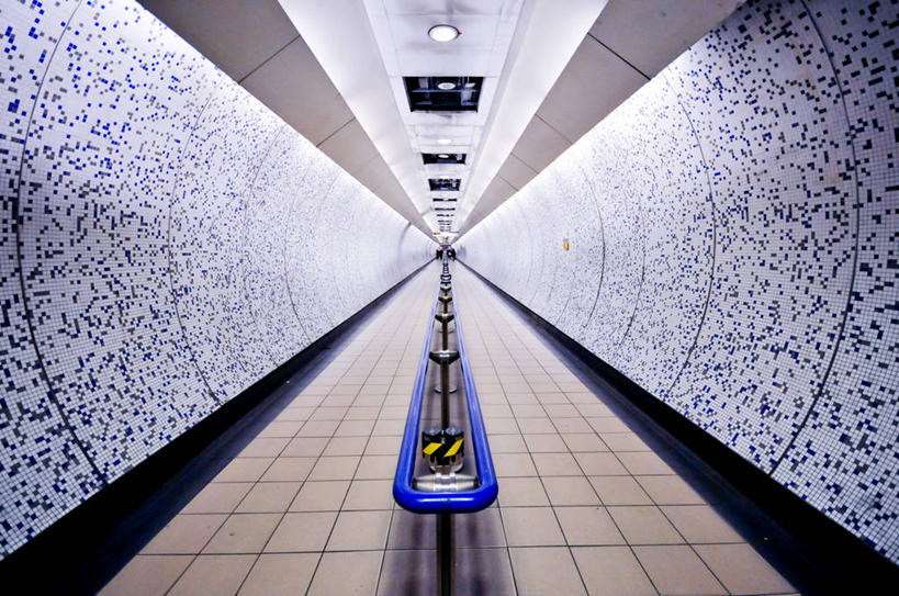 无人,横图,室内,消失点,建筑,英国,花纹,对称,隧道,图案,地铁站,首都,格林公园,运输,摄影,照亮,式样,彩图